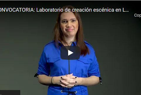 Captura de pantalla del video de presentación del Laboratorio en YouTube