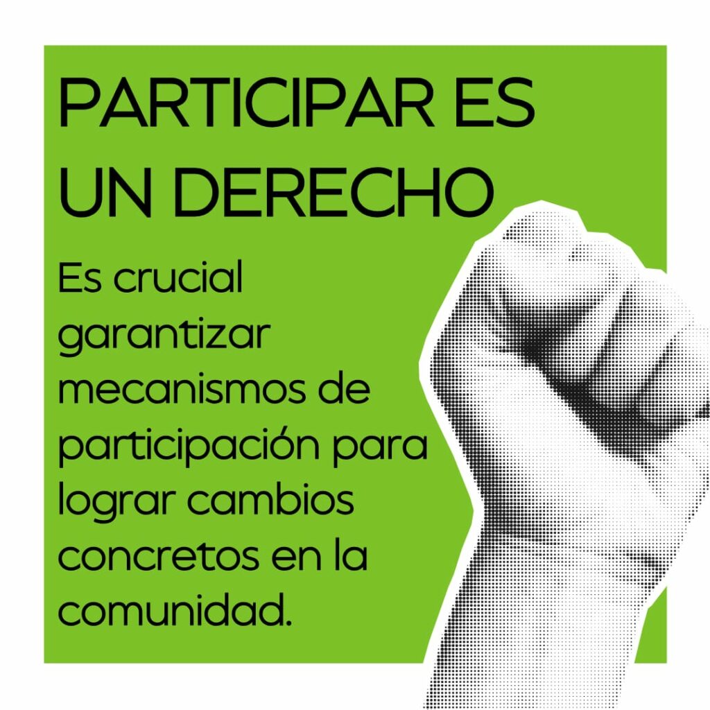 Participar es un derecho