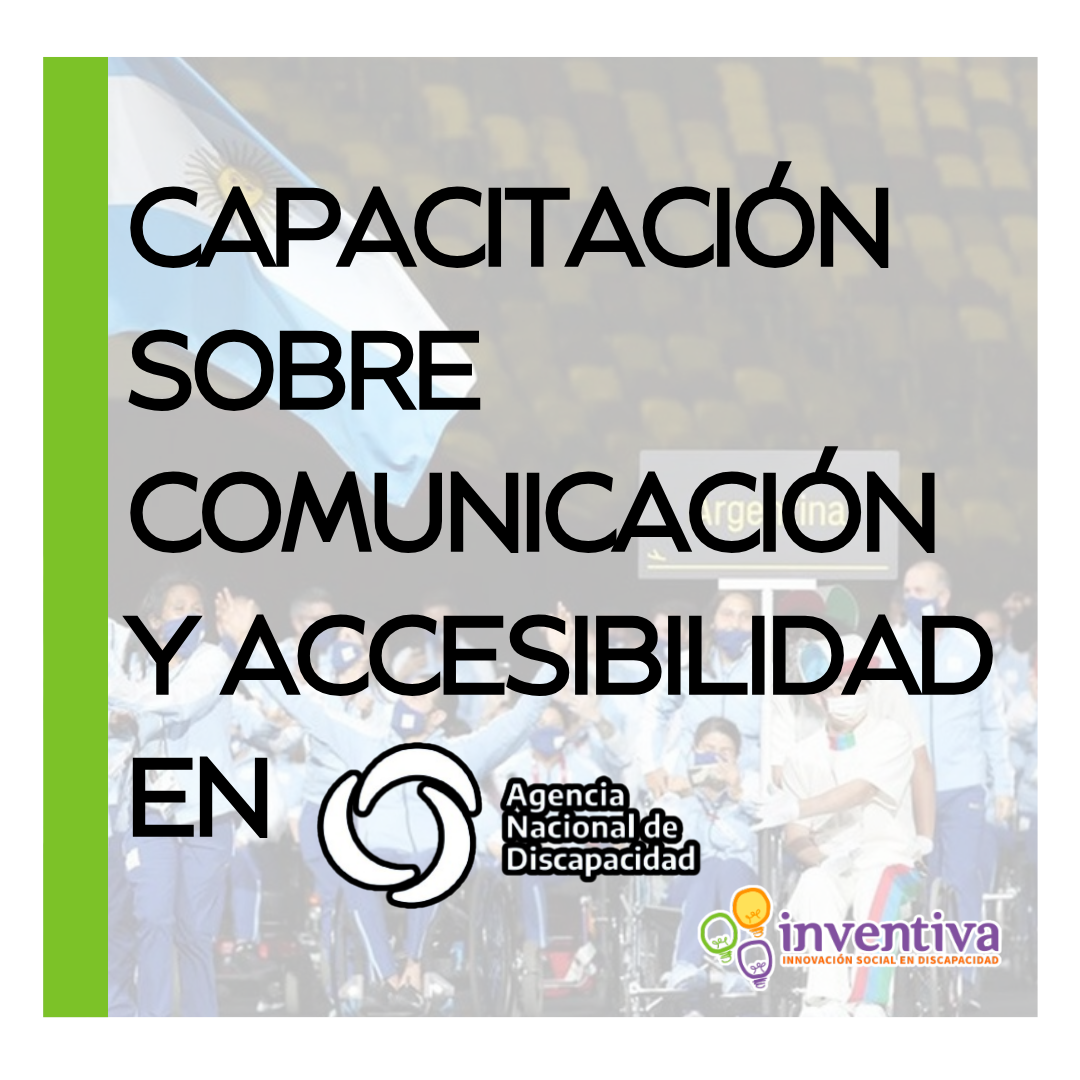 Capacitación sobre comunicación y accesibilidad en ANDIS (logo de Andis)