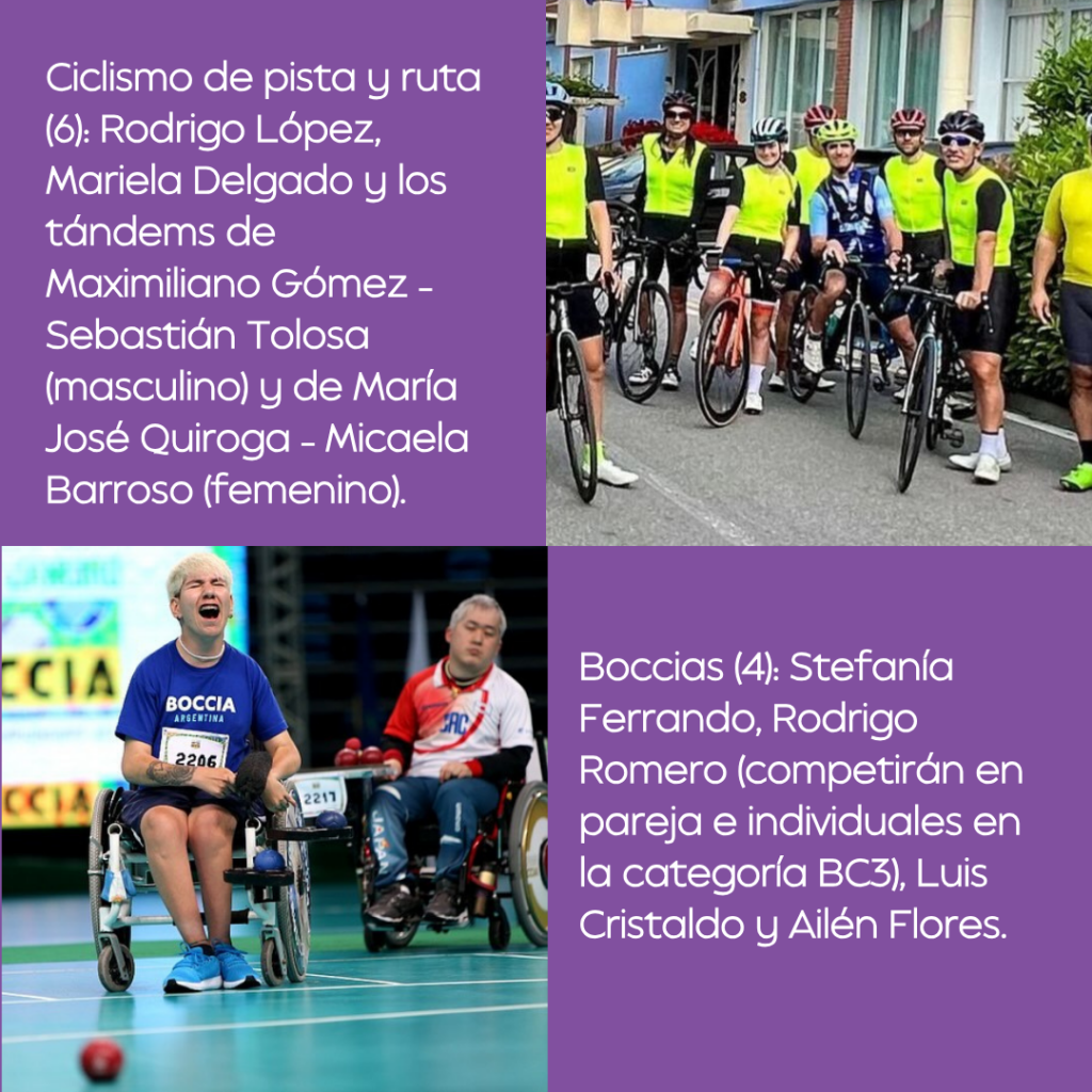 Ciclismo de pista y boccias