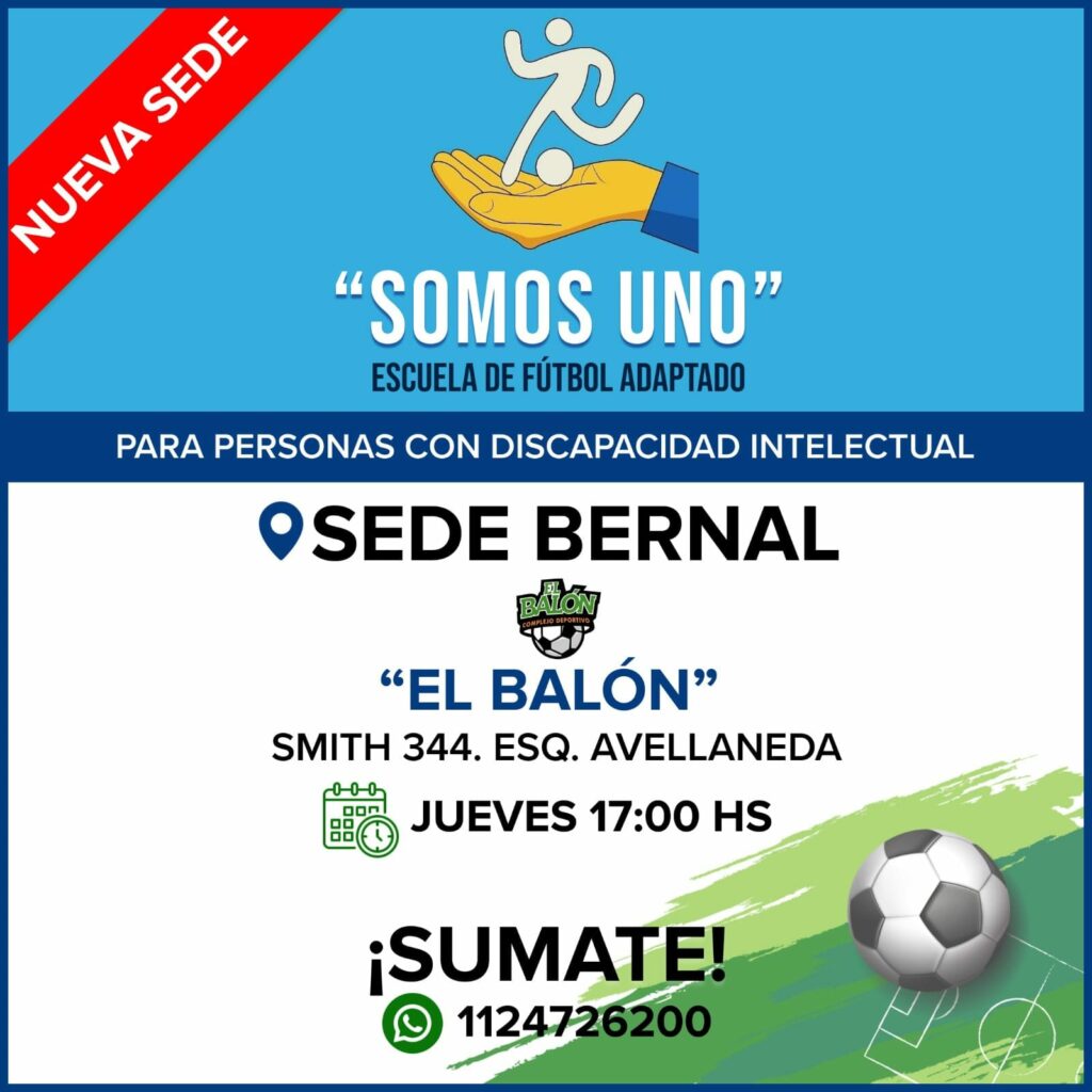 Flyer somos uno Bernal