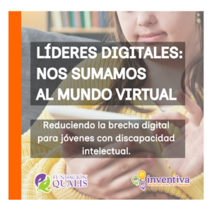 Líderes digitales Nos sumamos al mundo virtual. logos de qualis e inventiva